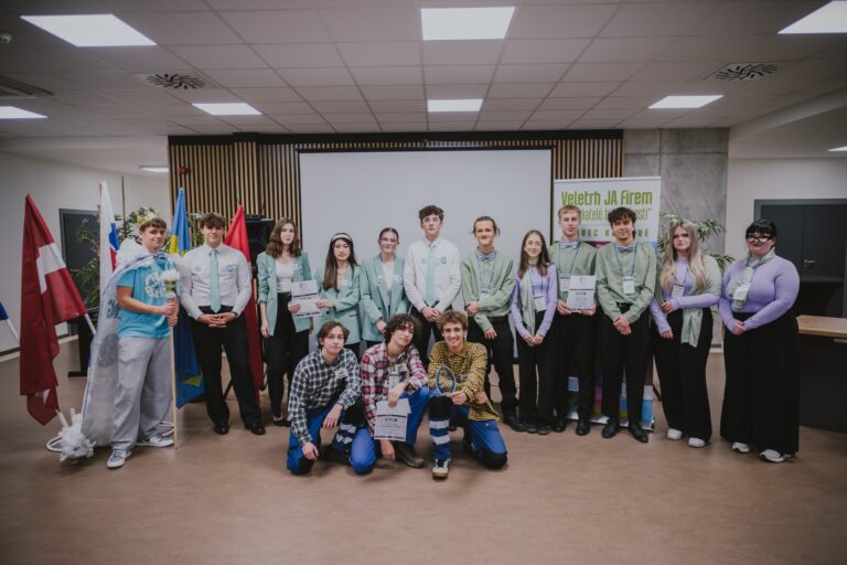 Uskutečnil se 14. ročník Mezinárodního veletrhu JA firem – Podnikatelé budoucnosti 2025/26