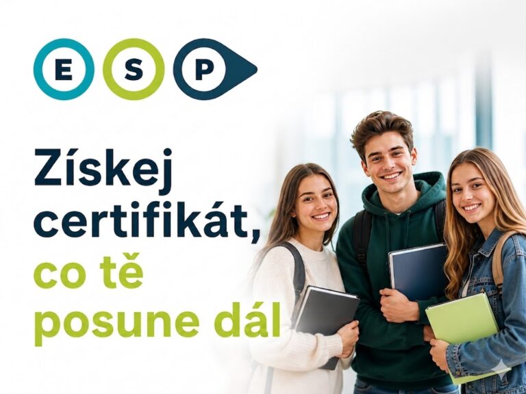 Získejte mezinárodní certifikát podnikatelských dovedností ESP!